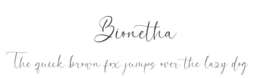 Bionetha by Almarkhatype — Script Handwritten Font — thumbnail 1