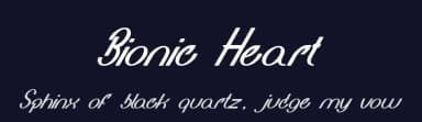 Bionic Heart by weknow — Script Handwritten Font — thumbnail 2