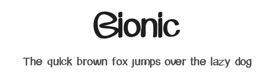 Bionic by Moofonts — Script Handwritten Font