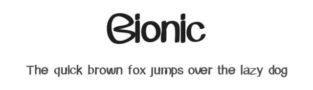Bionic by Moofonts — Script Handwritten Font