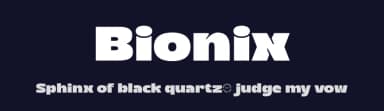 Bionix by Limitype — Sans Serif Font — thumbnail 2