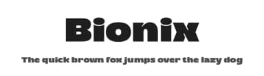 Bionix by Limitype — Sans Serif Font — thumbnail 1