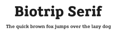 Biotrip Serif by deFharo — Serif Font — thumbnail 1