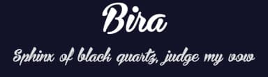 Bira by Måns Grebäck — Script Handwritten Font — thumbnail 2