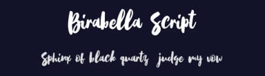 Birabella Script by ijem — Script Handwritten Font — thumbnail 2