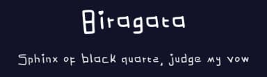 Biragata by Muhammad Rafif — Script Handwritten Font — thumbnail 2
