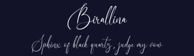 Birallina by Blankids — Script Handwritten Font — thumbnail 2