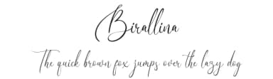 Birallina by Blankids — Script Handwritten Font — thumbnail 1