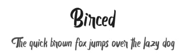 Birced by Vunira Design — Script Handwritten Font — thumbnail 1