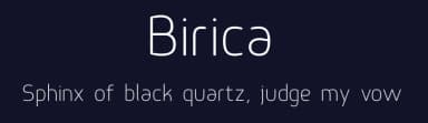 Birica by Lerima — Sans Serif Font — thumbnail 2