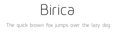Birica by Lerima — Sans Serif Font — thumbnail 1