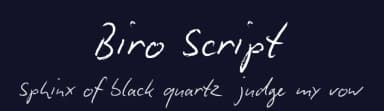Biro Script by ingoFonts — Script Handwritten Font — thumbnail 2