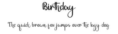 Birthday by Inermedia Studio — Script Handwritten Font — thumbnail 1