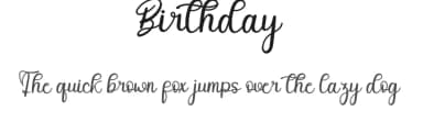 Birthday by FreshtypeINK — Script Handwritten Font — thumbnail 1