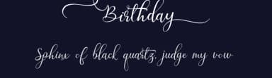 Birthday by Arief HK — Script Handwritten Font — thumbnail 2