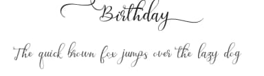 Birthday by Arief HK — Script Handwritten Font — thumbnail 1