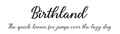 Birthland by Hendra Pratama — Script Handwritten Font — thumbnail 1