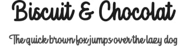 Biscuit & Chocolat by Octotype  | Thomas Boucherie — Script Handwritten Font — thumbnail 1