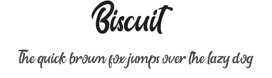 Biscuit by Haksen Studio — Script Handwritten Font