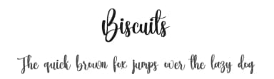 Biscuits by FreshtypeINK — Script Handwritten Font — thumbnail 1