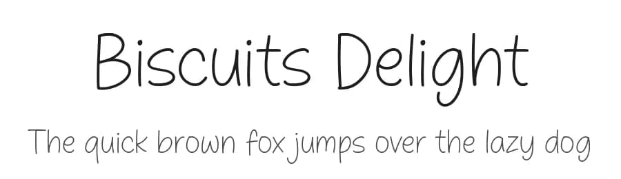 Biscuits Delight by Balpirick Studio — Script Handwritten Font