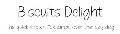 Biscuits Delight by Balpirick Studio — Script Handwritten Font — thumbnail 1