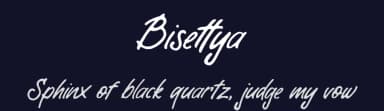 Bisettya by Magang Letterhend — Script Handwritten Font — thumbnail 2