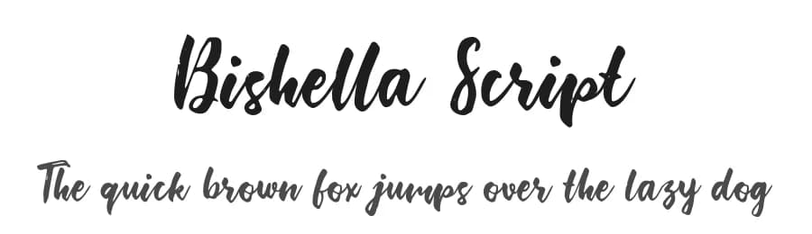 Bishella Script by pointlab studio — Script Handwritten Font