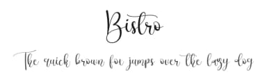 Bistro by Erik Studio — Script Handwritten Font — thumbnail 1