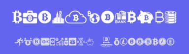 Bitcoin by Woodcutter — Dingbats Font — thumbnail 3