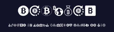 Bitcoin by Woodcutter — Dingbats Font — thumbnail 2