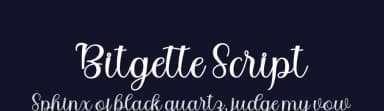 Bitgette Script by Nurul Kamal — Script Handwritten Font — thumbnail 2