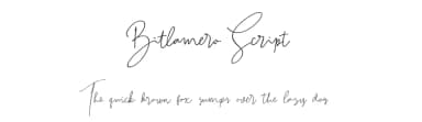 Bitlamero Script by ijem — Script Handwritten Font — thumbnail 1