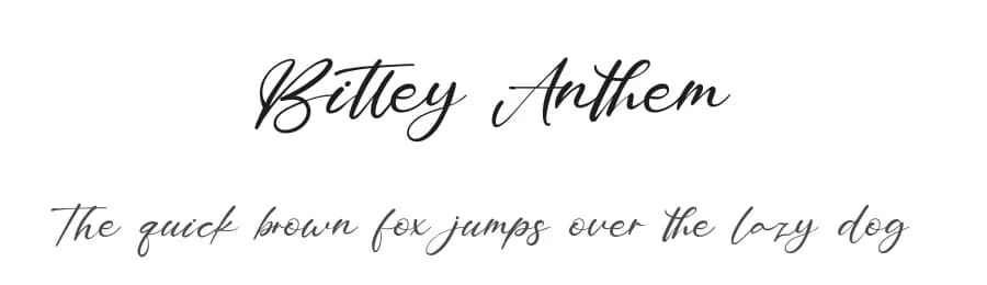Bitley Anthem by StringLabs Creative Studio — Script Handwritten Font