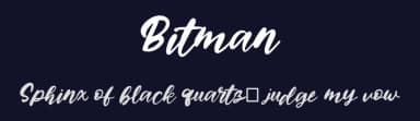 Bitman by Pustudio — Script Handwritten Font — thumbnail 2