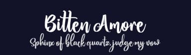 Bitten Amore by FHFont — Script Handwritten Font — thumbnail 2