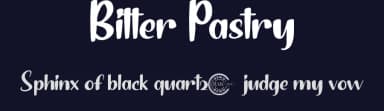 Bitter Pastry by RaisProject — Script Handwritten Font — thumbnail 2