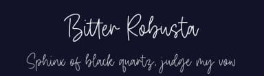 Bitter Robusta by Timur Type — Script Handwritten Font — thumbnail 2