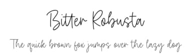 Bitter Robusta by Timur Type — Script Handwritten Font — thumbnail 1