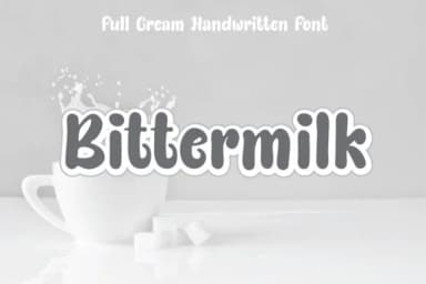 Bittermilk Font by Royaltype — Script Handwritten Font — thumbnail 1