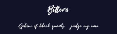Bitters by Maulana Creative — Script Handwritten Font — thumbnail 2