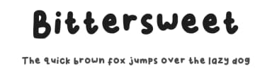Bittersweet by Oren next friend — Script Handwritten Font — thumbnail 1