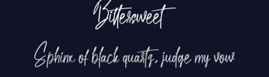 Bittersweet by Scratchones — Script Handwritten Font — thumbnail 2