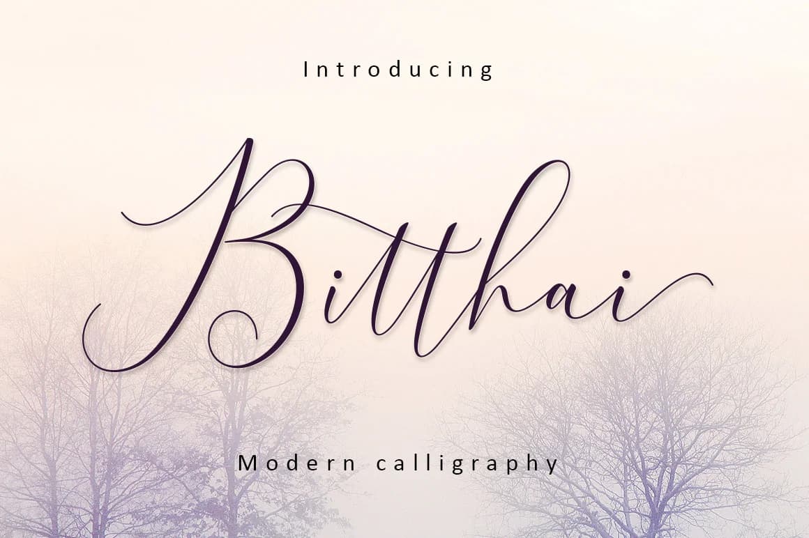 Bitthai Font by Amarlettering — Script Handwritten Font