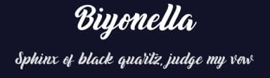 Biyonella by StringLabs Creative Studio — Script Handwritten Font — thumbnail 2