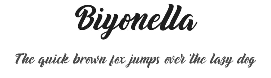 Biyonella by StringLabs Creative Studio — Script Handwritten Font