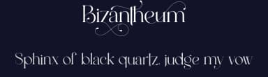 Bizantheum by Aluyeah Studio — Sans Serif Font — thumbnail 2