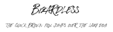 Bizardless by SSI.Scraps — Script Handwritten Font — thumbnail 1
