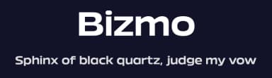 Bizmo by Eko Bimantara — Sans Serif Font — thumbnail 2