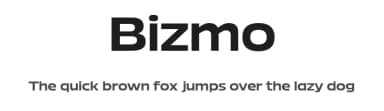 Bizmo by Eko Bimantara — Sans Serif Font — thumbnail 1